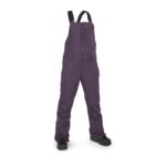 VOLCOM SWIFT BIB OVERALL WOMEN SNOWBOARD PANT BLACKBERRY