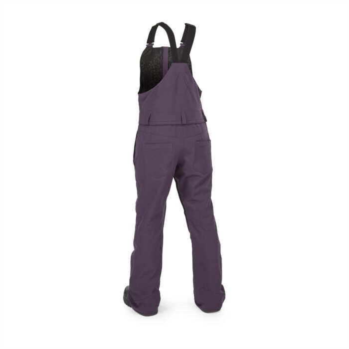 VOLCOM SWIFT BIB OVERALL WOMEN SNOWBOARD PANT BLACKBERRY - Image 2