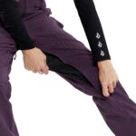 VOLCOM SWIFT BIB OVERALL WOMEN SNOWBOARD PANT BLACKBERRY - Image 11