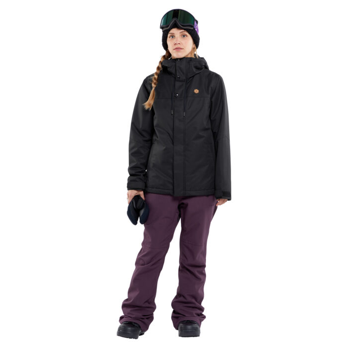 VOLCOM SWIFT BIB OVERALL WOMEN SNOWBOARD PANT BLACKBERRY - Image 7