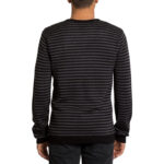 VOLCOM UPERSTAND STRIPE SWEATSHIRT HEATHER GREY - Image 2