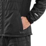 VOLCOM UTILITY PUFF SNOW JACKET BLACK - Image 4