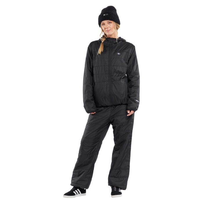 VOLCOM UTILITY PUFF SNOW JACKET BLACK - Image 5