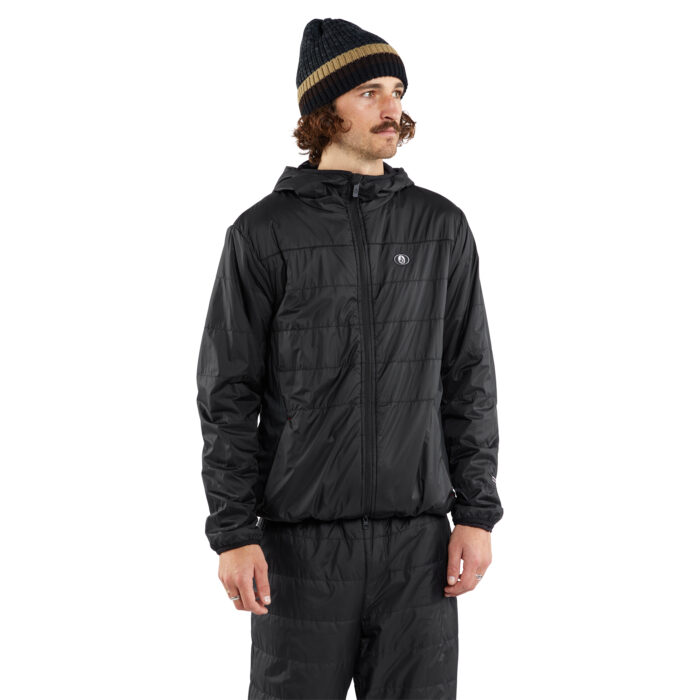 VOLCOM UTILITY PUFF SNOW JACKET BLACK - Image 6