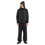 VOLCOM UTILITY PUFF SNOW JACKET BLACK - Image 7