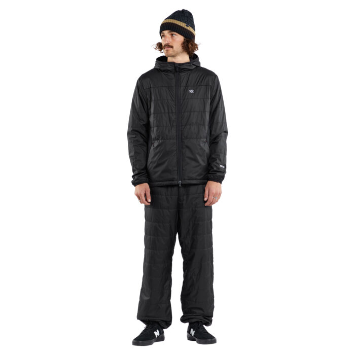 VOLCOM UTILITY PUFF SNOW JACKET BLACK - Image 7