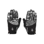 VOLCOM V CO CRAIL SNOWBOARD GLOVES BLACK WHITE