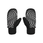 VOLCOM V CO NYLE SNOW MITTENS BLACK WHITE - Image 2