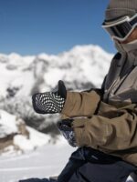 VOLCOM V CO NYLE SNOW MITTENS BLACK WHITE - Image 4