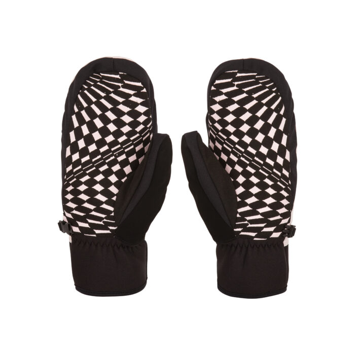VOLCOM V.CO NYLE SNOW MITTENS PARTY PINK - Image 2