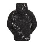 VOLCOM V SCIENCE FLEECE HALF ZIP HOODIE BLACK GIRAFFE - Image 2