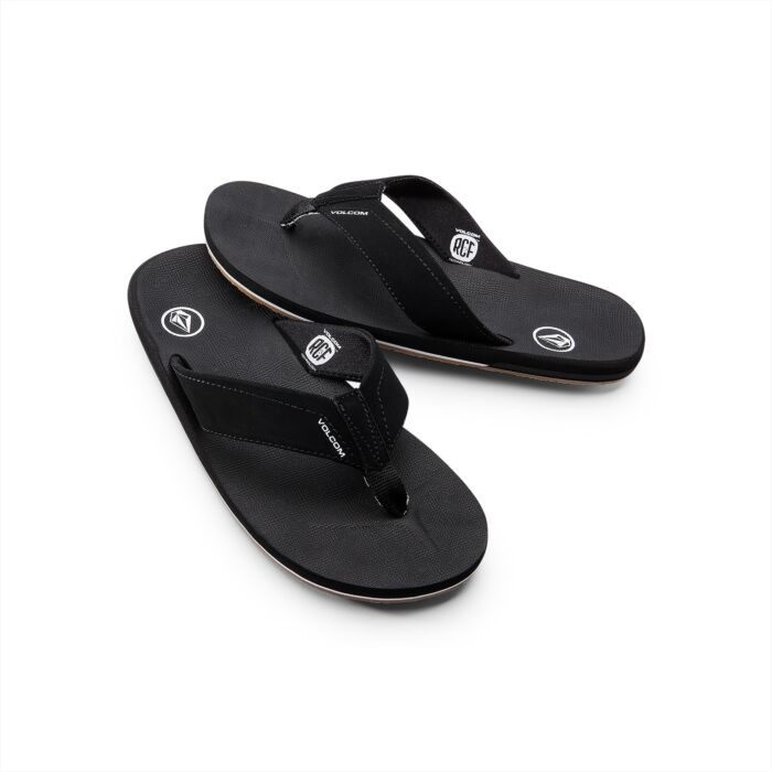 VOLCOM VICTOR SANDALS BLACK - Image 3