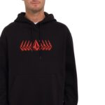 VOLCOM WATANITE HOODIE BLACK - Image 2