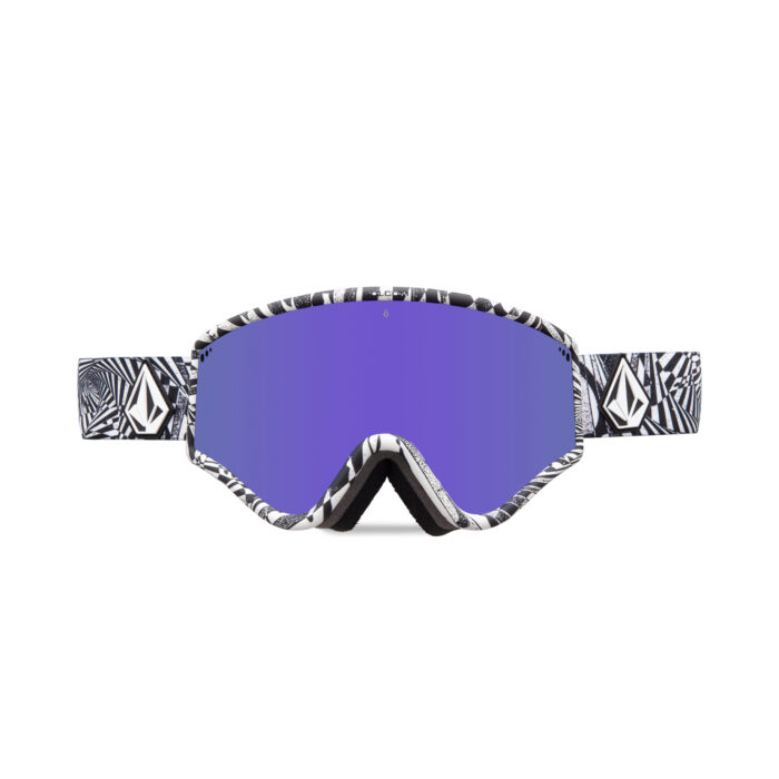 VOLCOM YAE SNOW GOGGLES OP ART PURPLE CHROME - Image 2