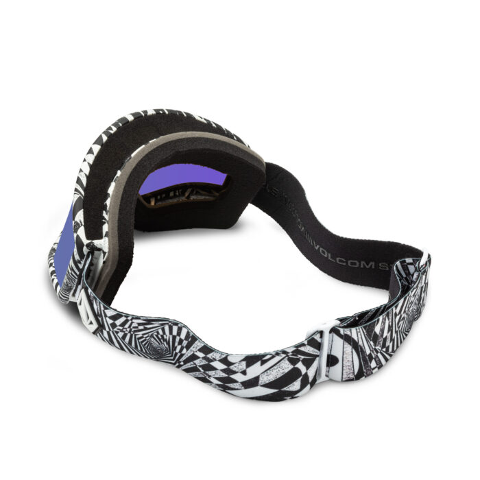 VOLCOM YAE SNOW GOGGLES OP ART PURPLE CHROME - Image 3