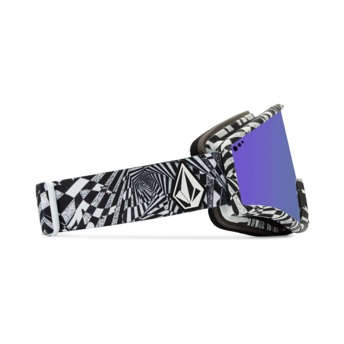 VOLCOM YAE SNOW GOGGLES OP ART PURPLE CHROME - Image 4
