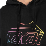 LAKAI NEON HOODIE BLACK - Image 3