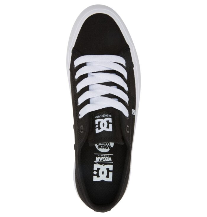 DC MANUAL PLATFORM SHOES BLACK WHITE - Image 4
