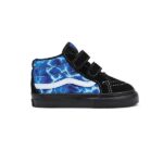 VANS TODDLER SK8-MID REISSUE SHOES GLOW LIGHTNING BLUE