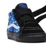 VANS TODDLER SK8-MID REISSUE SHOES GLOW LIGHTNING BLUE - Image 3