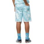 VANS KIDS BURST TIE DYE FLEECE SHORT AQUATIC TIE DYE - Image 2