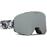 VOLCOM ODYSSEY SNOW GOGGLES OP ART SILVER CHROME