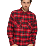 BURTON FAVORITE SHIRT TOMATO BRADLEY PLAID - Image 2