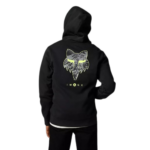 FOX DKAY ZIP HOODIE BLACK - Image 2