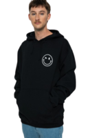 EMERICA HAPPY FACE HOODIE BLACK - Image 3