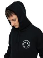 EMERICA HAPPY FACE HOODIE BLACK - Image 5
