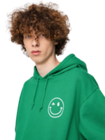 EMERICA HAPPY FACE HOODIE KELLY GREEN - Image 4