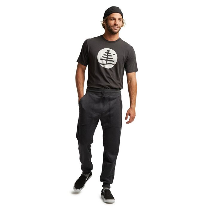BURTON OAK FLEECE PANT TRUE BLACK HEATHER - Image 6