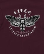 CIRCA DESTROY HOODIE BURGUNDY - Image 3