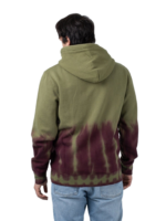 HUF HARTFORD TIEDYE HOODIE OLIVE - Image 5
