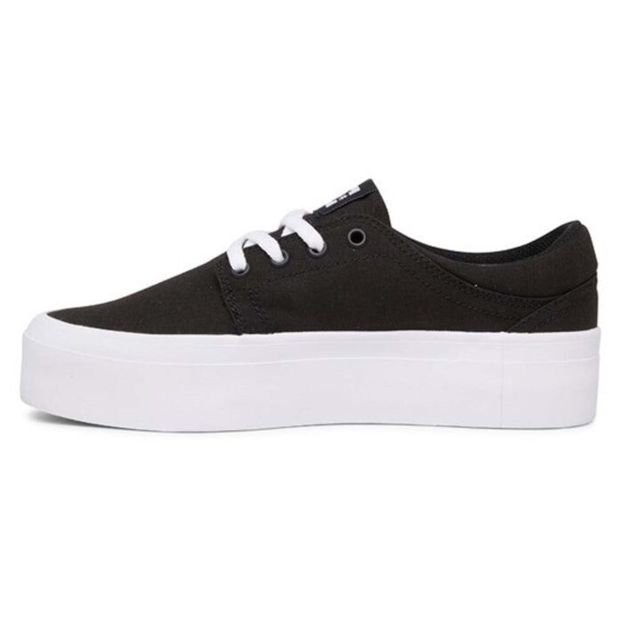 DC TRASE PLATFORM SHOES BLACK WHITE - Image 3