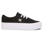 DC TRASE PLATFORM SHOES BLACK WHITE