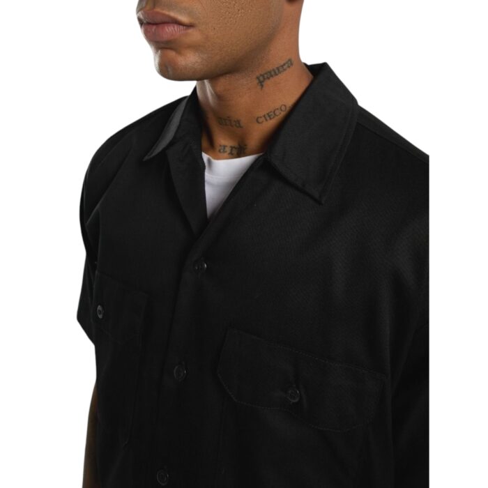 DICKIES WORK SHIRT REC BLACK - Image 6