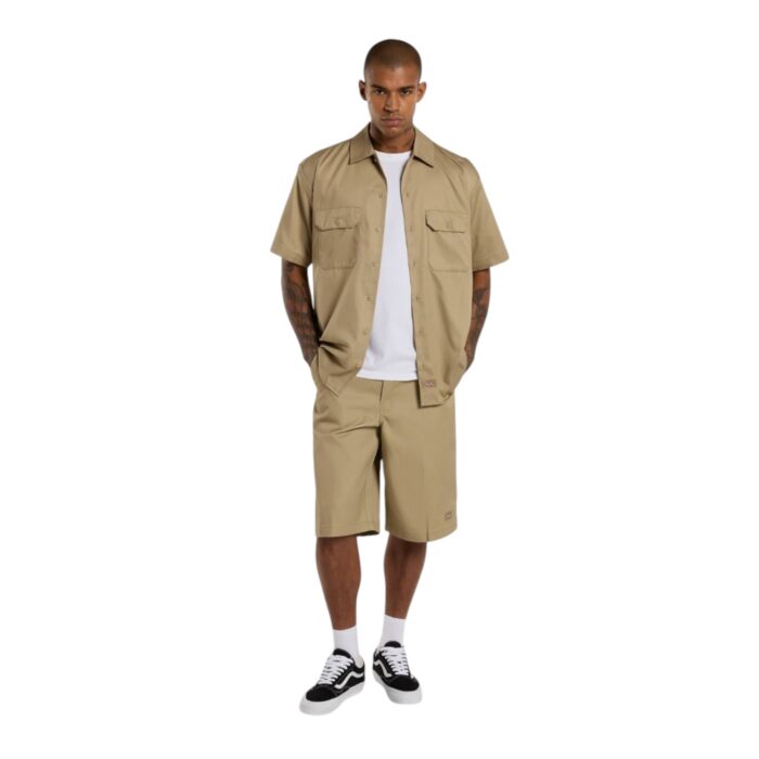 DICKIES WORK SHIRT REC KHAKI - Image 6