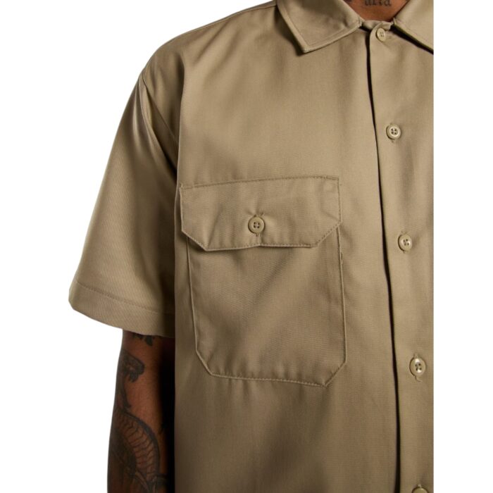 DICKIES WORK SHIRT REC KHAKI - Image 3