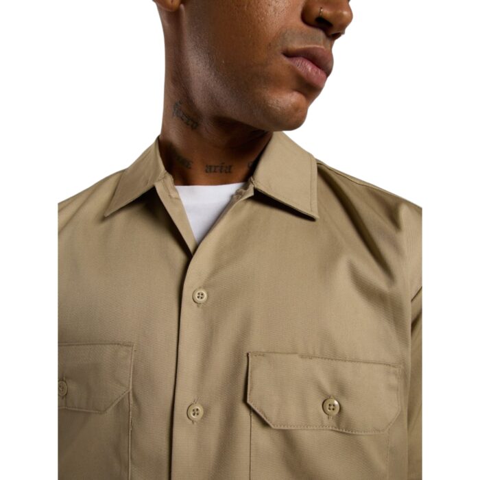 DICKIES WORK SHIRT REC KHAKI - Image 5
