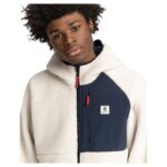 ELEMENT WOLFE REVERSIBLE SHERPA ZIP HOODIE NATURAL - Image 8