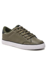 CIRCA AL 50 SHOES MILITARY OLIVE BLACK WHITE PU LEATHER - Image 2