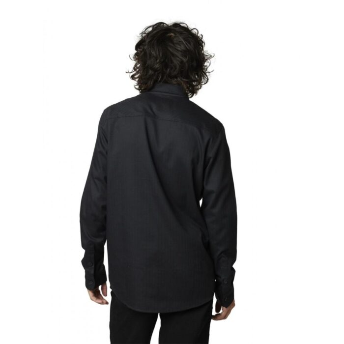 FOX ASSEMBLY LINE SHIRT BLACK - Image 3