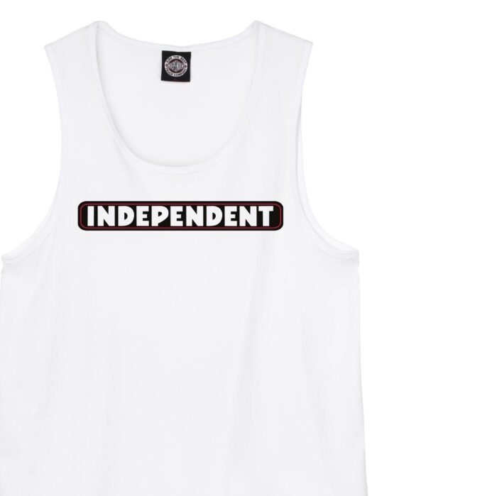 INDEPENDENT BAR LOGO VEST WHITE - Image 3