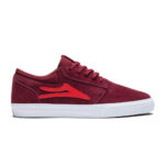 LAKAI GRIFFIN SHOES BURGUNDY SUEDE