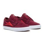 LAKAI GRIFFIN SHOES BURGUNDY SUEDE - Image 2