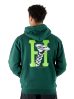 HUF HARDWARE HOODIE FOREST GREEN - Image 5