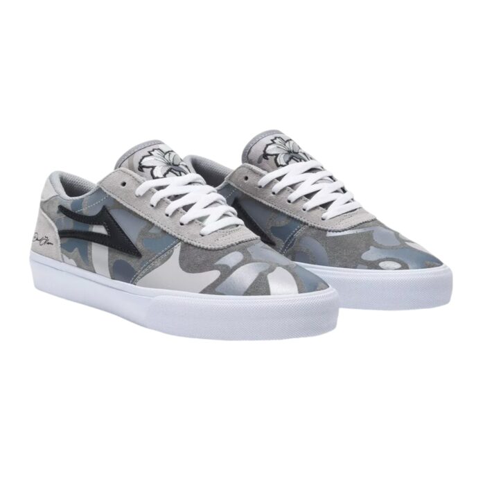 LAKAI MANCHESTER SHOES GREY CAMO SUEDE - Image 2