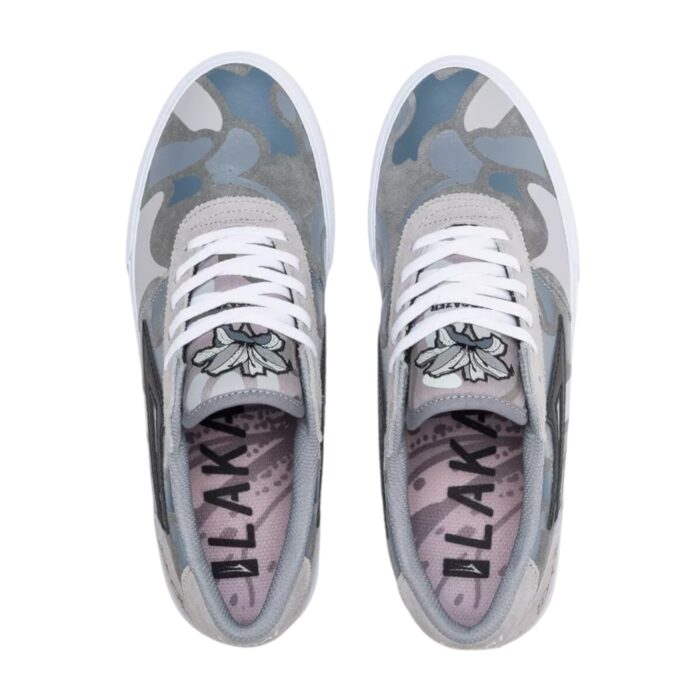 LAKAI MANCHESTER SHOES GREY CAMO SUEDE - Image 3