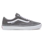 VANS SKATE OLD SKOOL SHOES PEWTER WHITE